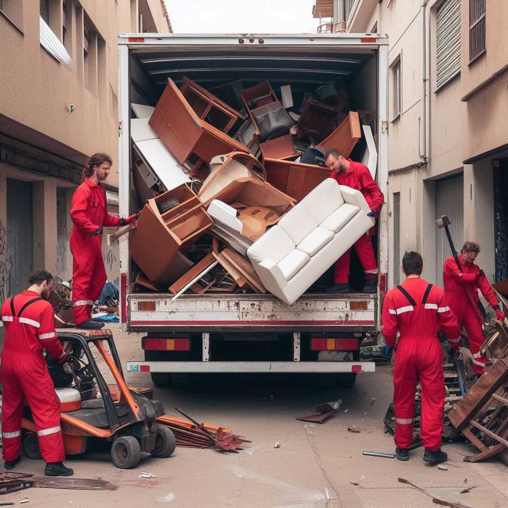 Proceso de vaciado de oficinas en Sant Climent de Llobregat