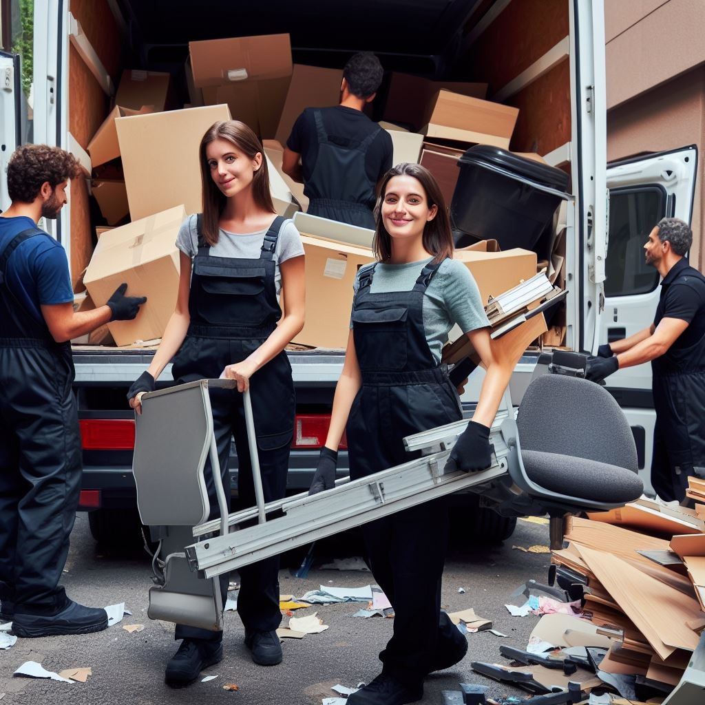 Operación de limpieza de oficinas en Santa Maria de Palautordera